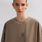 Camicia asimmetrica con bottoni