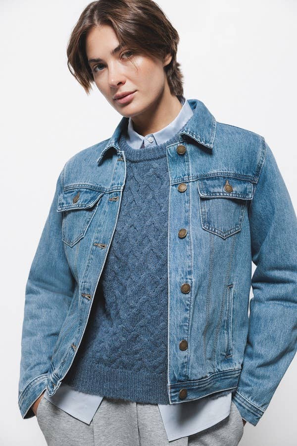 Giacca di jeans classica