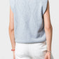 Gilet in maglia con spalle strutturate