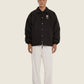 Giacca bomber nera unisex in cotone organico