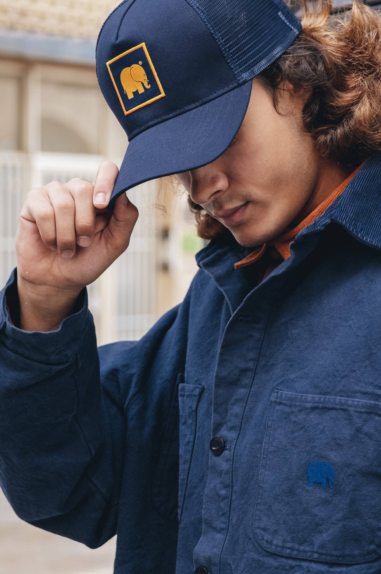Cappellino Trucker Tonal Blu Navy