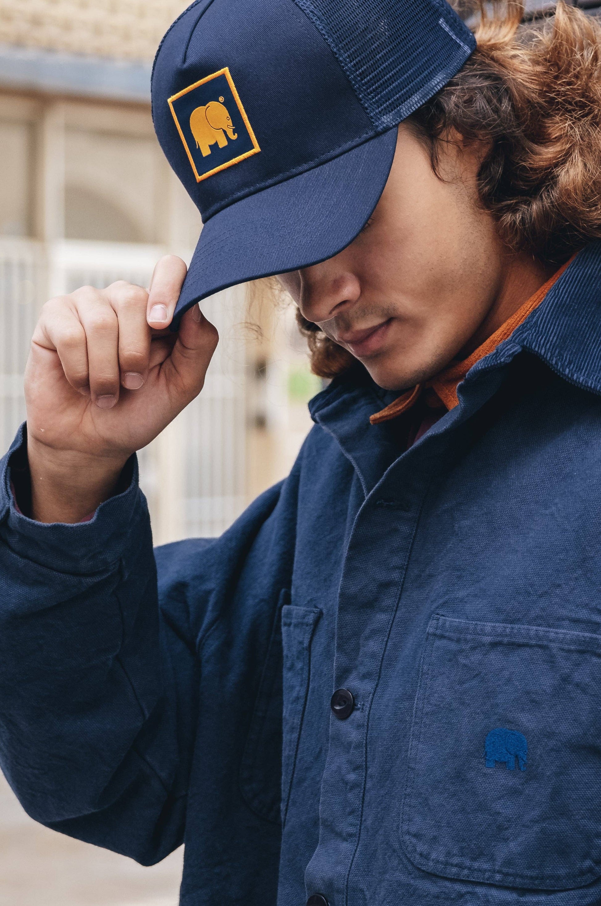Cappellino Trucker Tonal Blu Navy