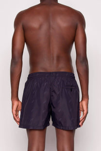 Costume da bagno uomo nero tinta unita