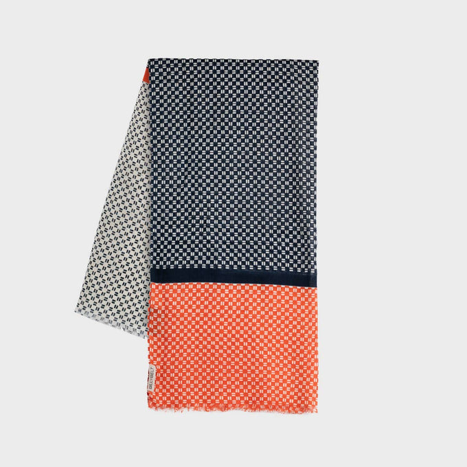 Sciarpa Bristol in cotone biologico multicolore