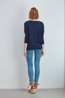 Maglia Ball in cotone con stampa a pois