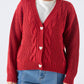 Cardigan con bottoni a cuore