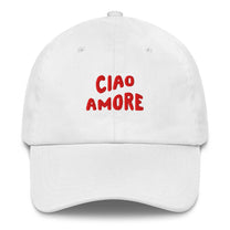 Cappellino da baseball "Ciao Amore" ricamato