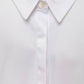 Camicia in raso tinta unita