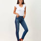Jeans skinny con dettaglio laterale intrecciato