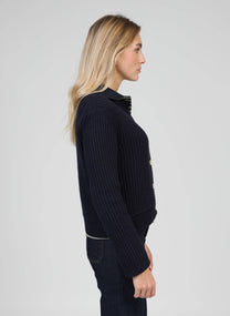 Cardigan Lanzan blu marino
