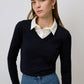 Blusa basic in maglia morbida