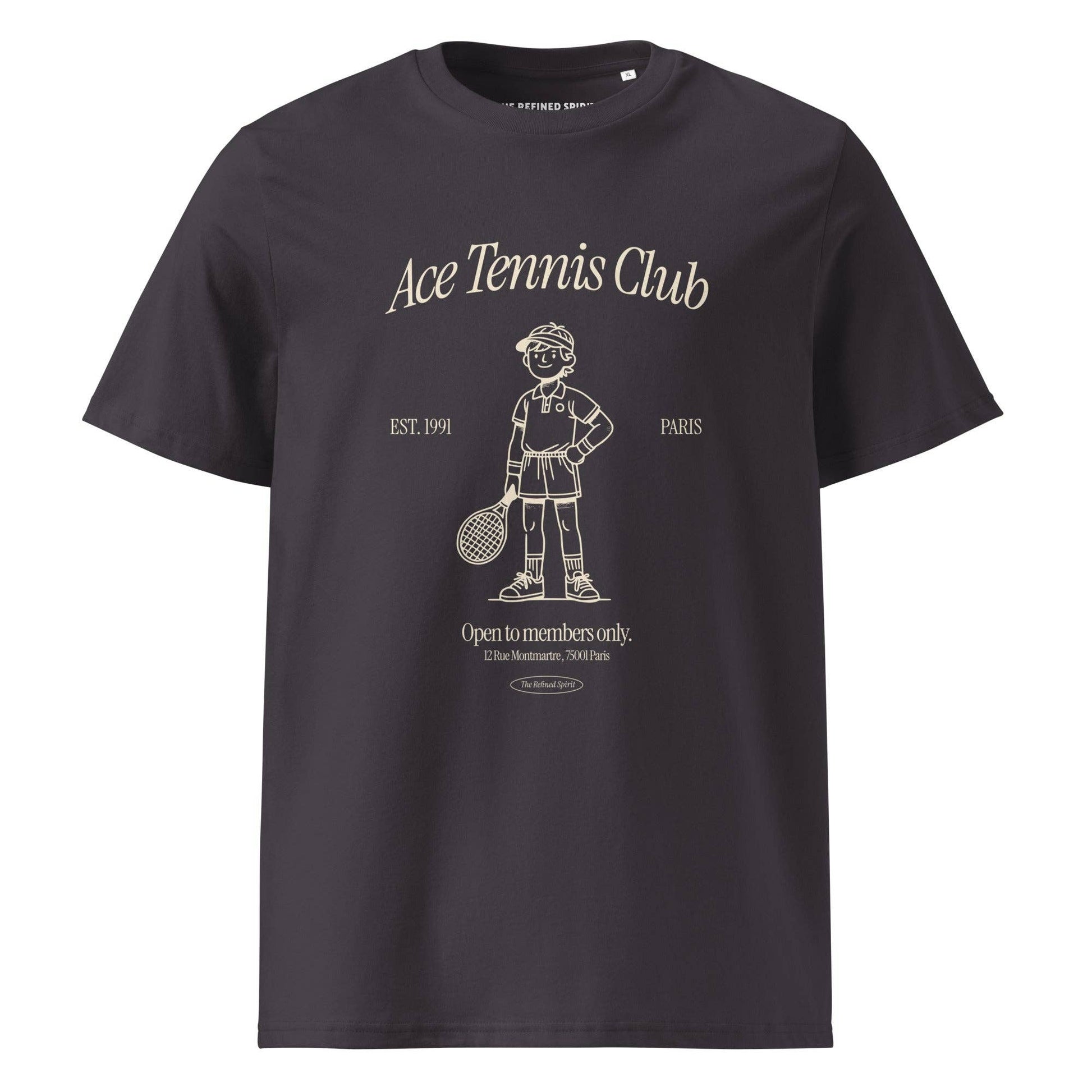 T-shirt unisex Ace Tennis Club in cotone biologico