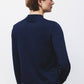 Maglione in maglia rasata con fiocco e scollo a V