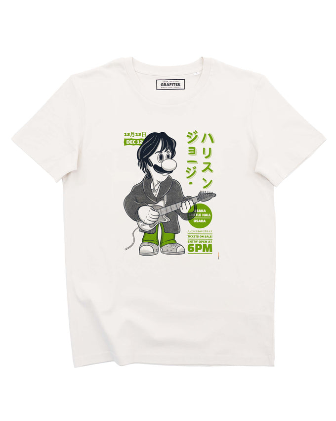 T-shirt Unisex Luigi Harrison Mashup Nintendo Beatles