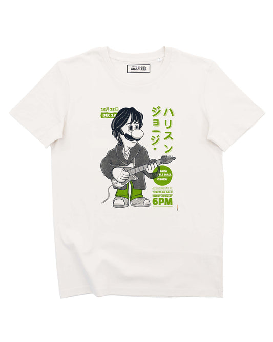 T-shirt Unisex Luigi Harrison Mashup Nintendo Beatles