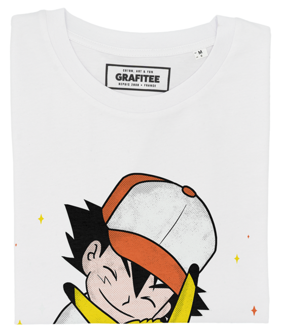 T-shirt unisex Love Pikachu in cotone biologico