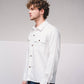Camicia uomo in misto lino con doppie tasche