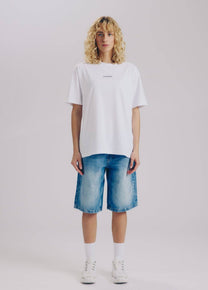 T-shirt oversize con scritta Overthinking