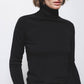 Maglione dolcevita in maglia rasata