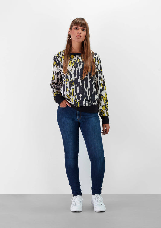 Felpa sublimata fantasia animalier