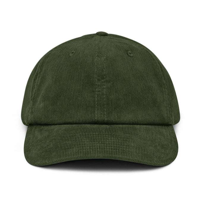 Cappellino essenziale in velluto a coste
