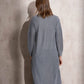 Cardigan lungo metallizzato da donna