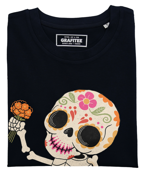 T-shirt unisex Dulce Muerte con teschio messicano