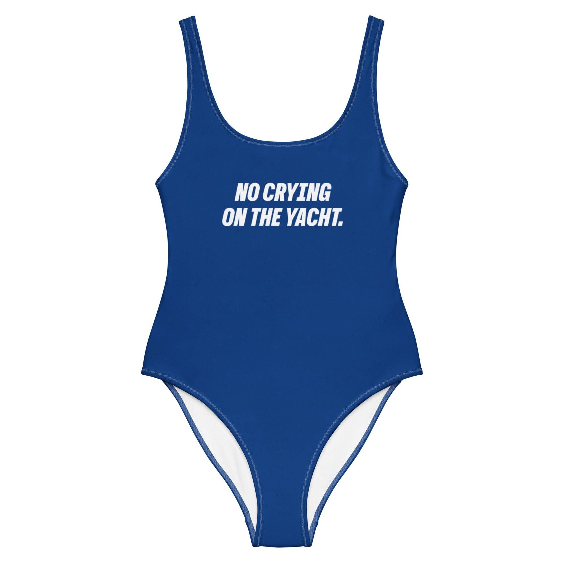 Costume intero "No Crying on the Yacht"