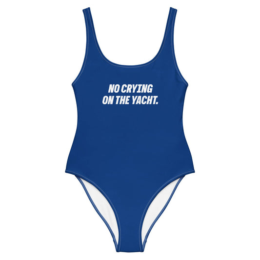 Costume intero "No Crying on the Yacht"