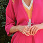 Giacca cardigan con spilla gioiello in cotone