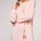 Cappotto lungo in maglia fine con scollo a V