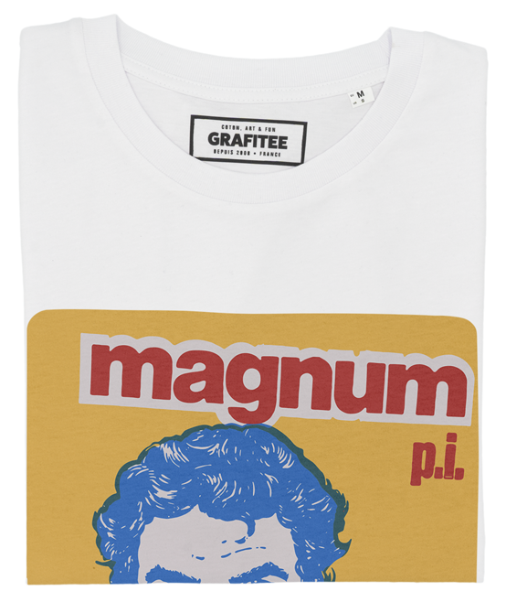 T-shirt Magnum Comics stile anni ’80