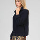 Maglione dolcevita Verena blu navy