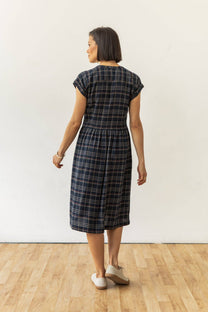 Abito midi Ira in tweed spigato crepuscolo