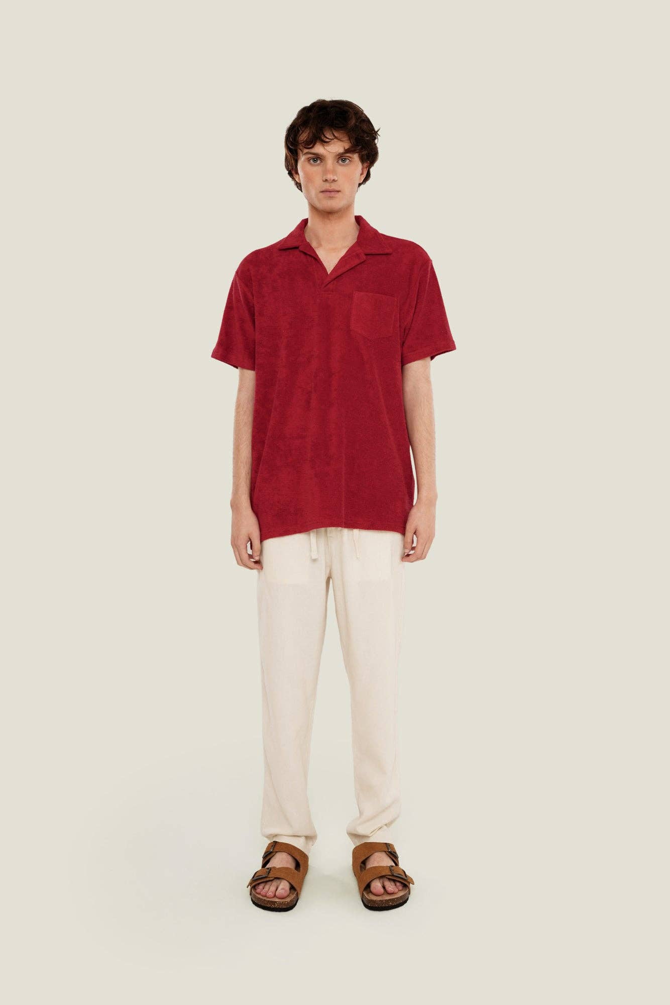 Camicia Dahlia in spugna di cotone