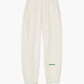 Pantaloni soft beige in cotone organico