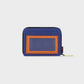 Portafoglio multicolore compatto con zip