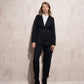 Blazer donna nero sartoriale