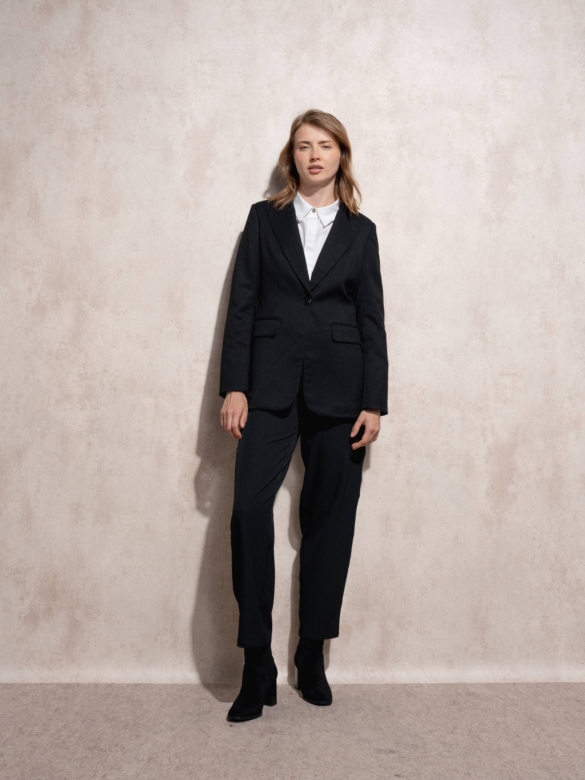 Blazer donna nero sartoriale