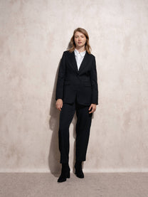 Blazer donna nero sartoriale