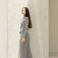 Dolcevita a coste in lana merino extra fine