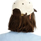 Cappellino vintage con logo ricamato in cotone biologico