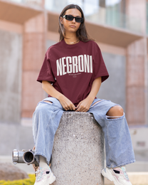 T-shirt biologica unisex Negroni con stampa