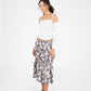 Gonna lunga floreale Seraphine con lacci arricciabili
