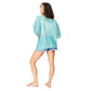 Kimono estivo boho in cotone a maniche corte