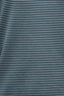 Maglione girocollo a righe in cotone Pima