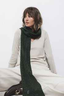 Maglione in maglia rasata con scollo a V