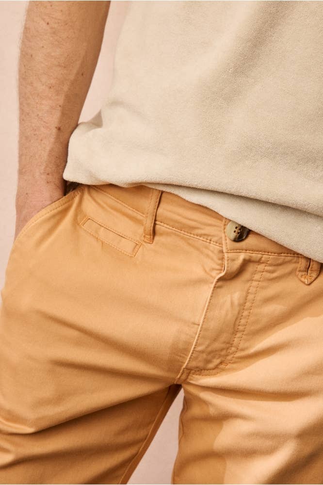 Bermuda chino Miami arancione rame da uomo