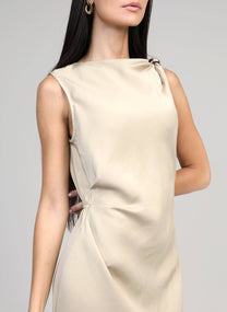 Abito midi Mirka beige