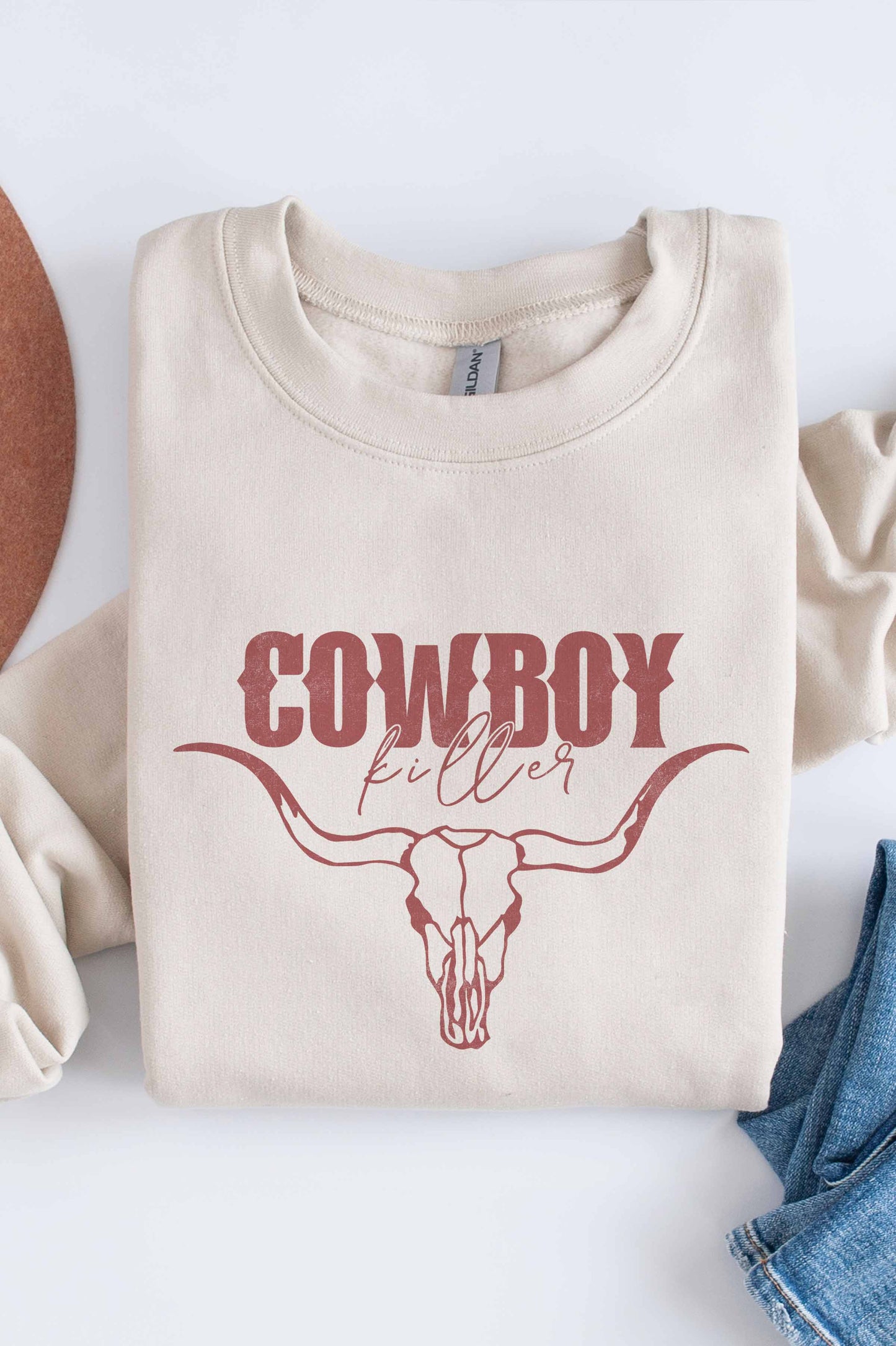 Felpa grafica Cowboy Killer